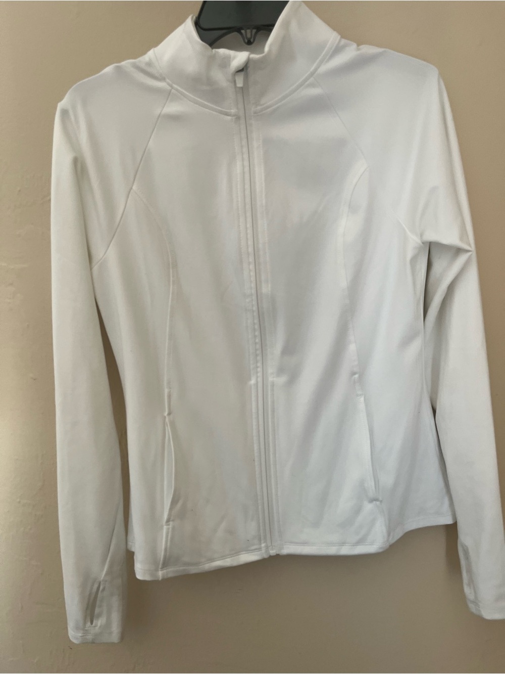 Sport jacket / White Women's Zip-Up Lightweight Jacket